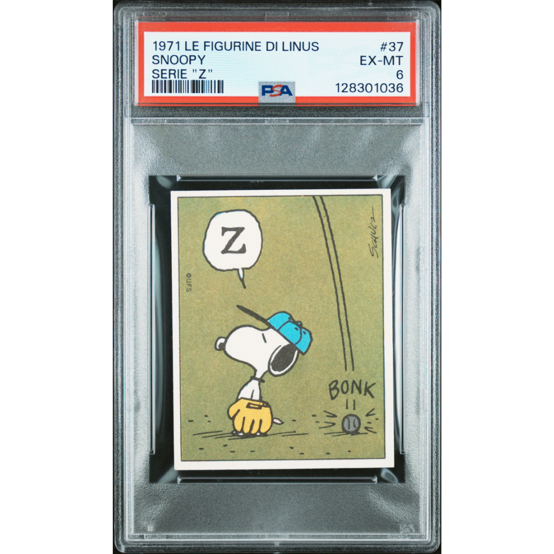 1971 Le Figurine Di Linus #37 - Snoopy PSA 6
