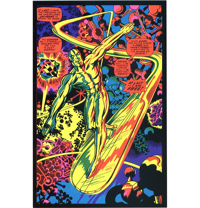 Silver Surfer, "At Last I'm Free!"