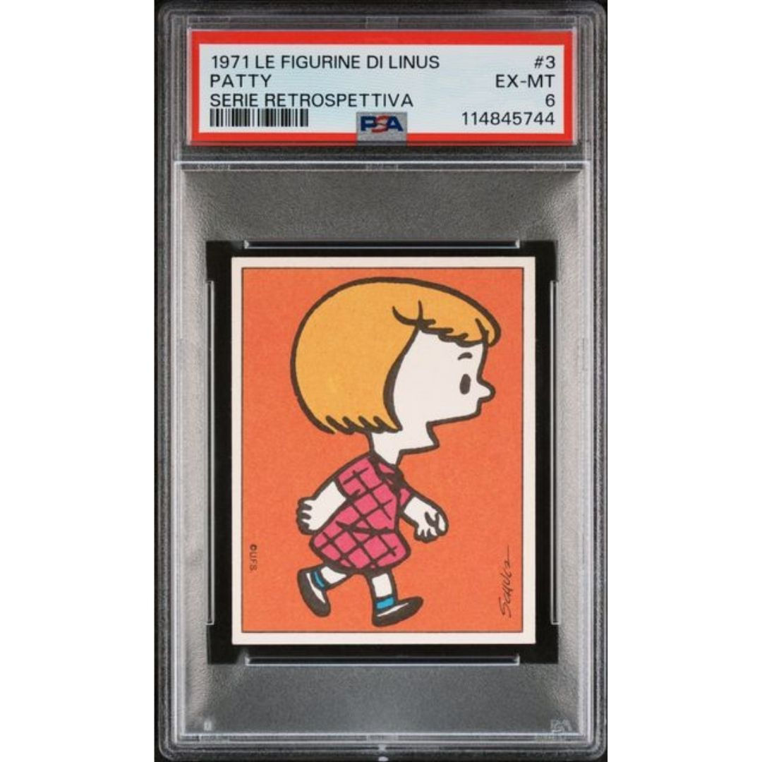 1971 Peanuts Le Figurine di Linus #3 Patty PSA 6