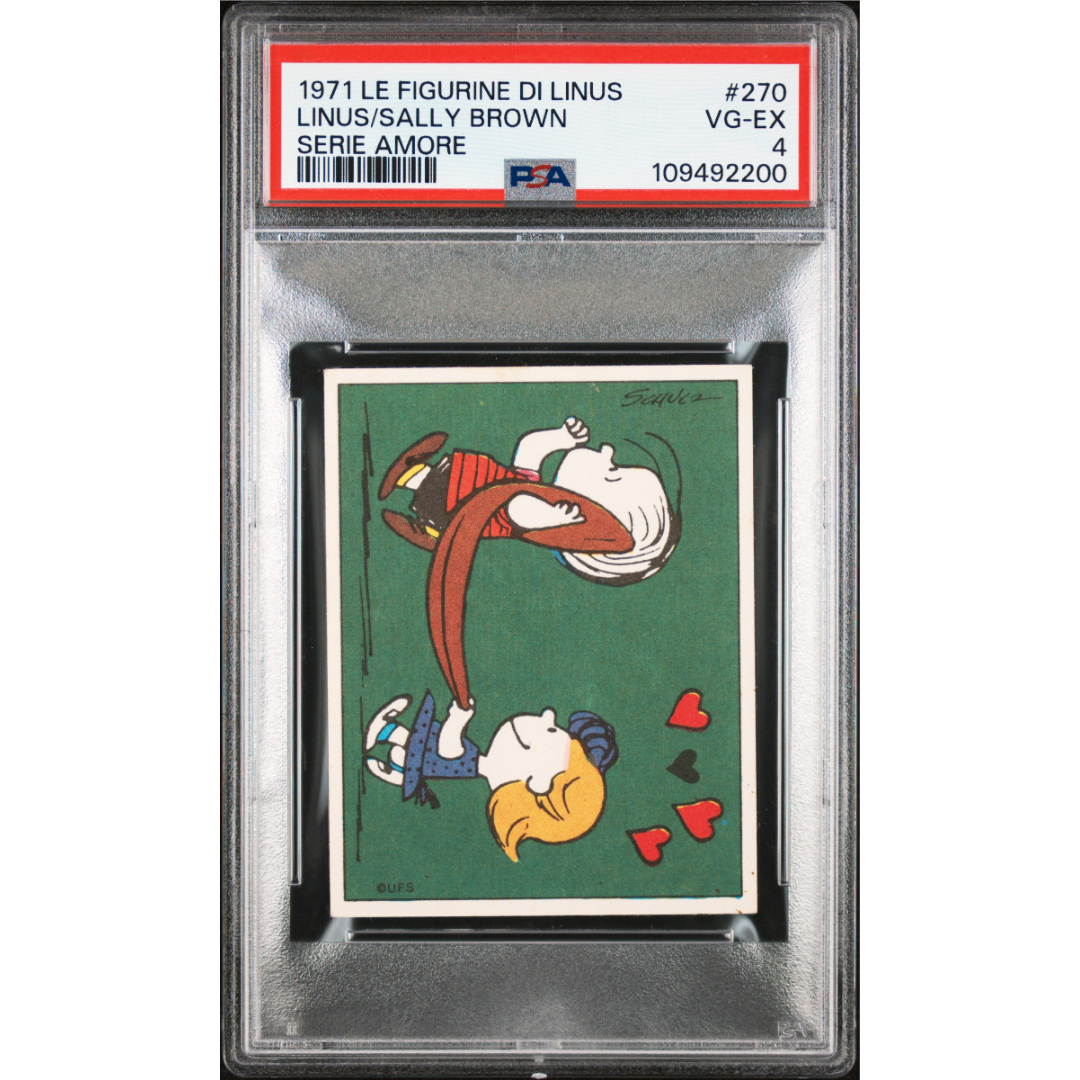 1971 Le Figurine Di Linus #270 - Linus/Sally Brown PSA 4