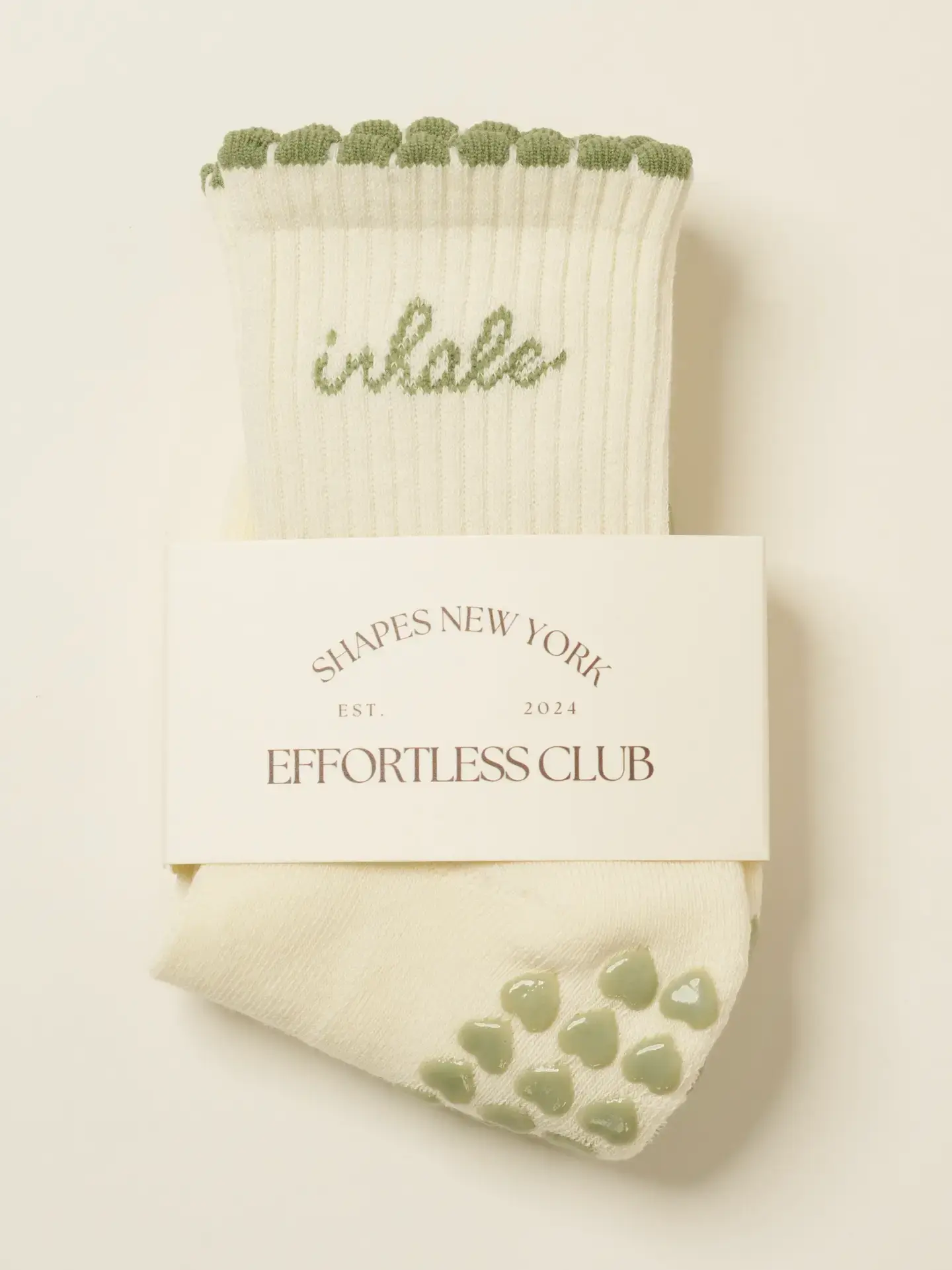 Inhale Exhale Grip Sock