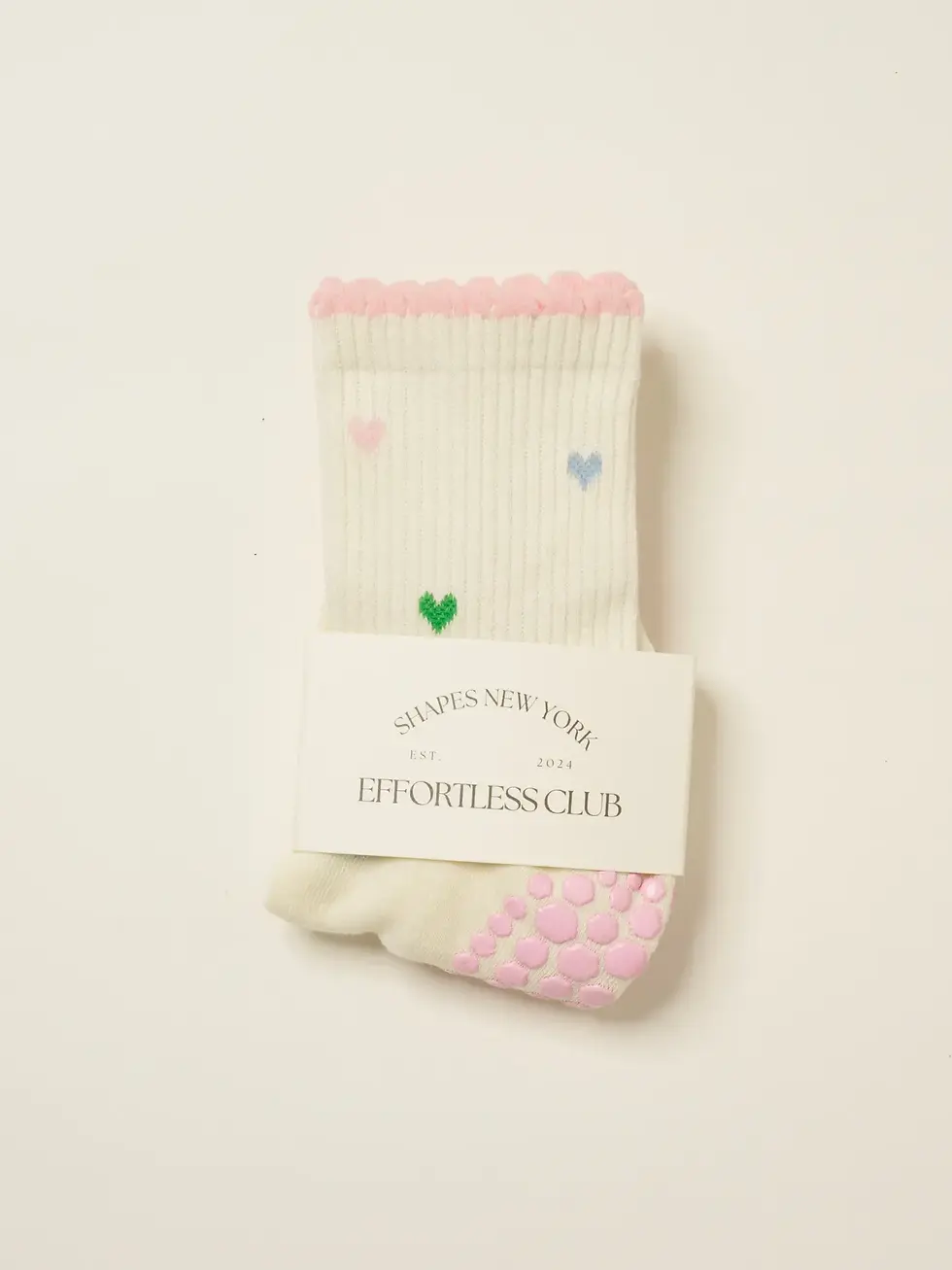 Mini Heart Grip Sock