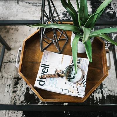 Magazine on Tray