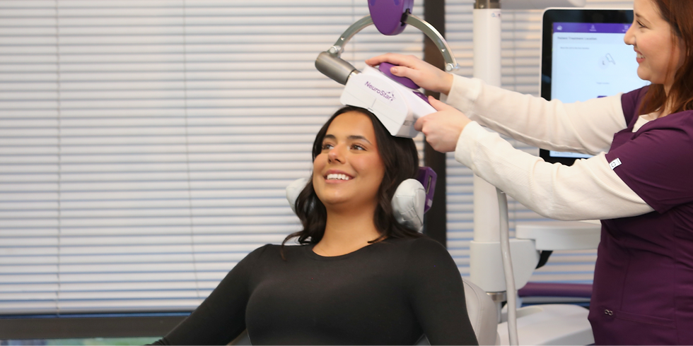 Teen receiving TMS therapy for depression in Provo