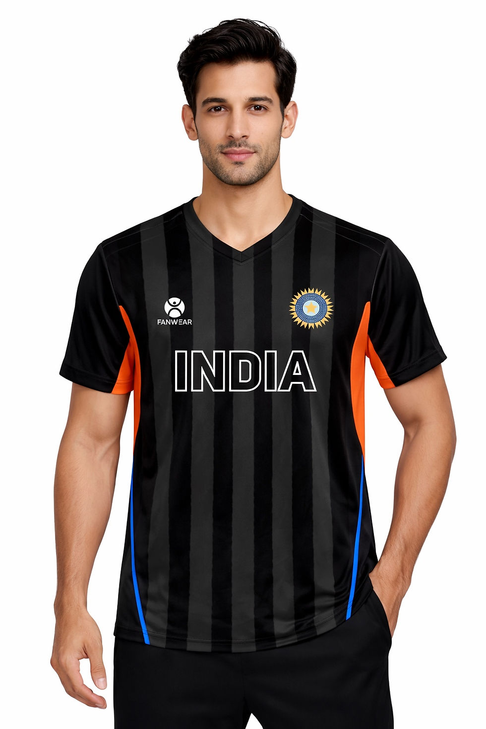 Thumbnail: Team India Fan Edition Jersey Black Edition 