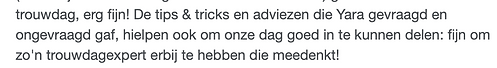 Recensie over de persoonlijke begeleiding van aanvraag tot trouwalbum
