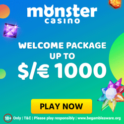 Monster Casino Welcome Bonus