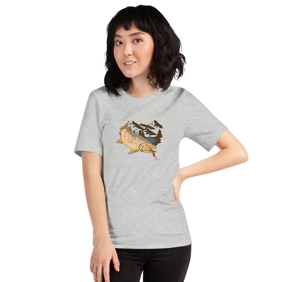Thumbnail: Women's Fish Short-Sleeve T-Shirt