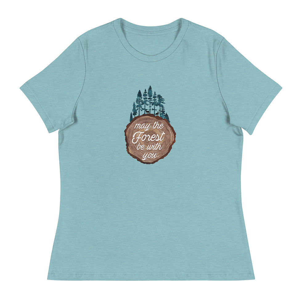 Thumbnail: May the Forest Be With You Women's Relaxed T-Shirt