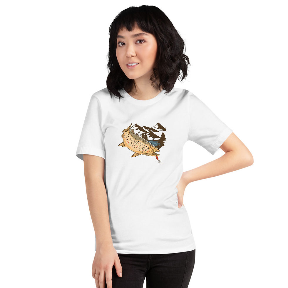 Thumbnail: Women's Fish Short-Sleeve T-Shirt