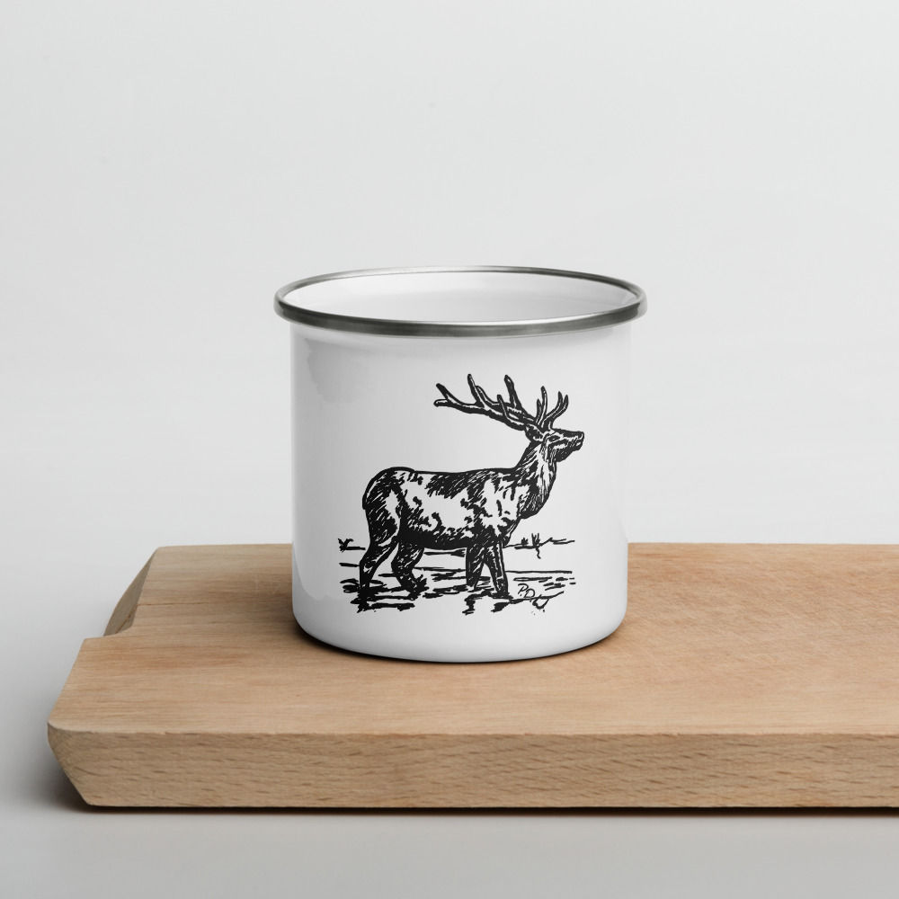 Elk Enamel Mug