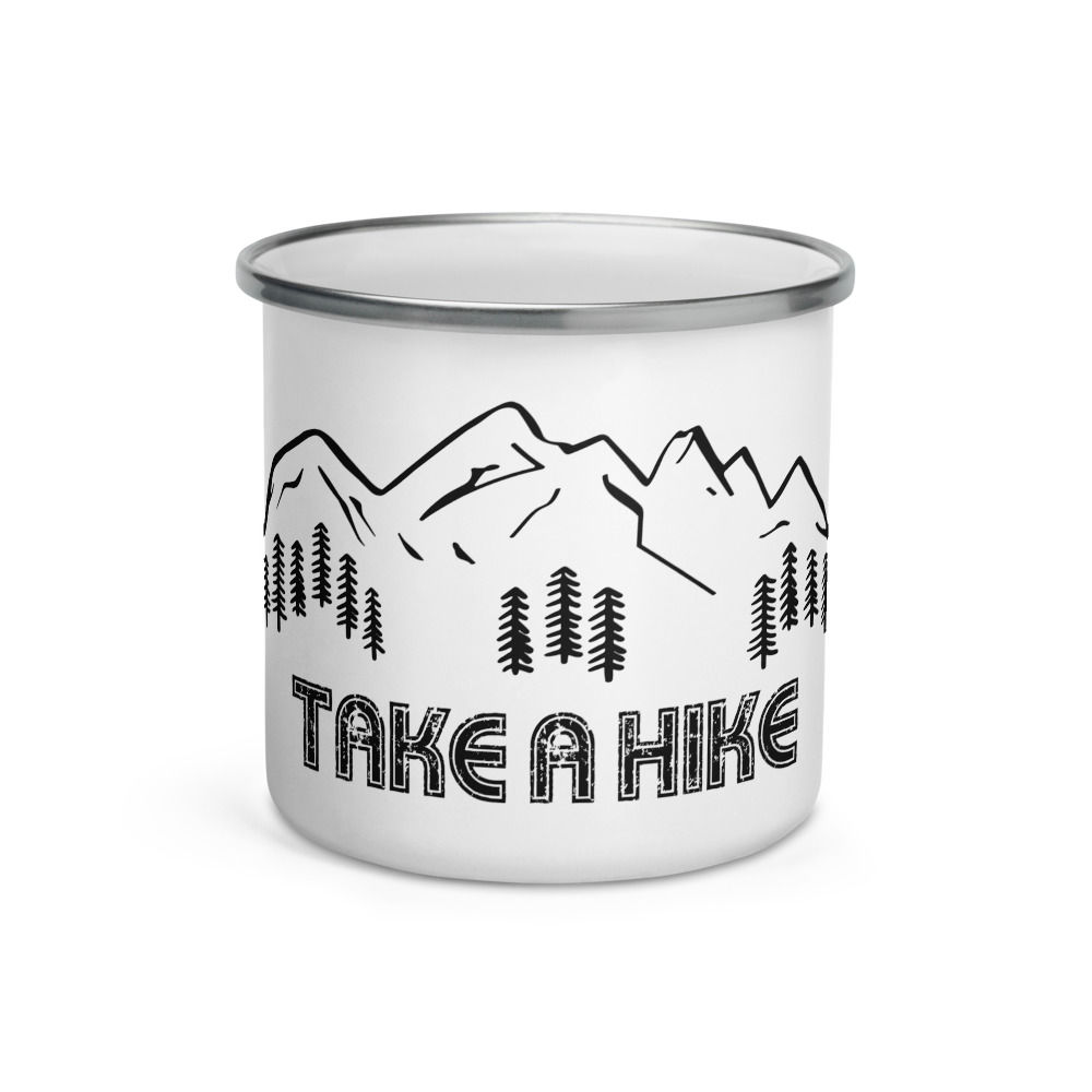 Take a Hike Enamel Mug
