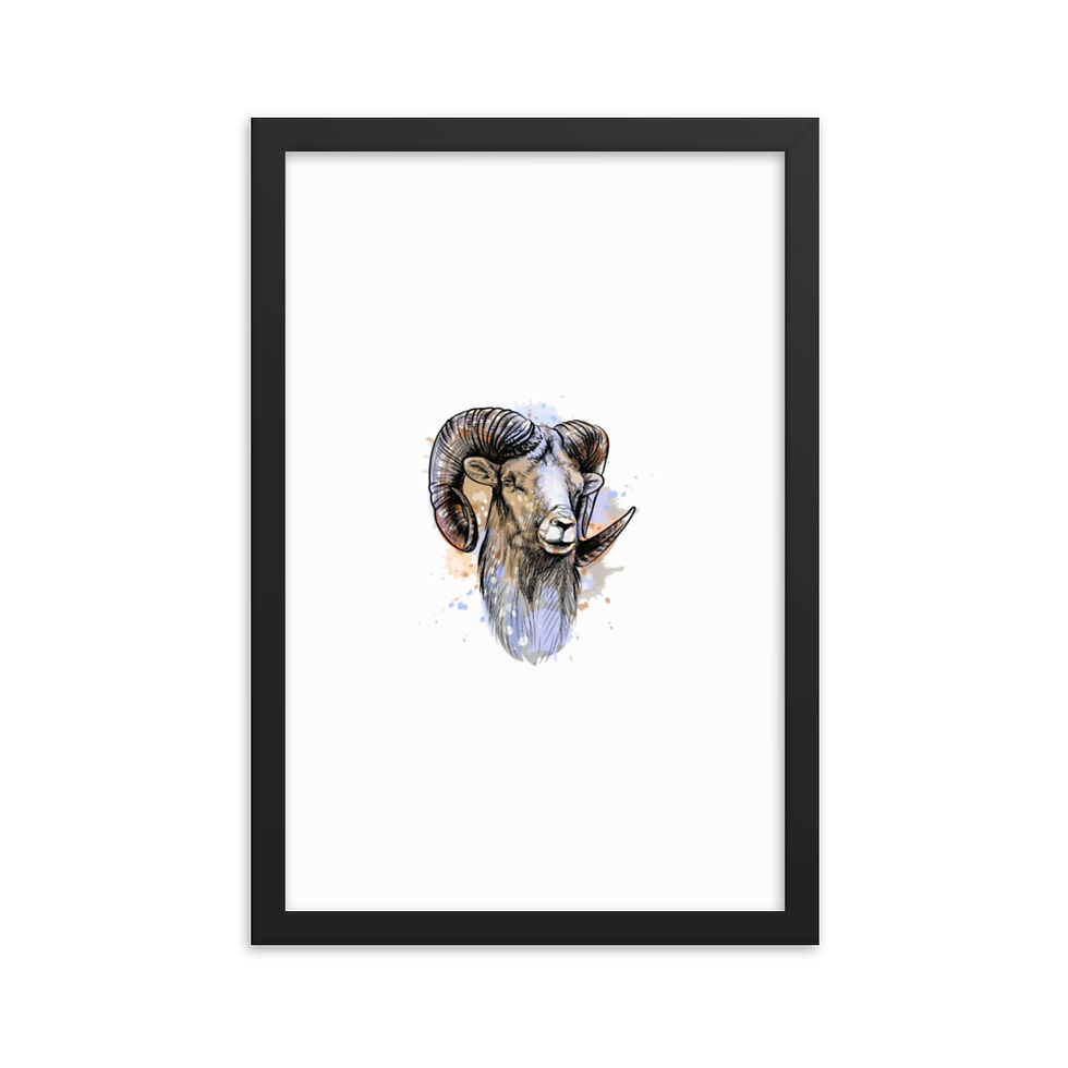 Thumbnail: Big Horn Framed poster
