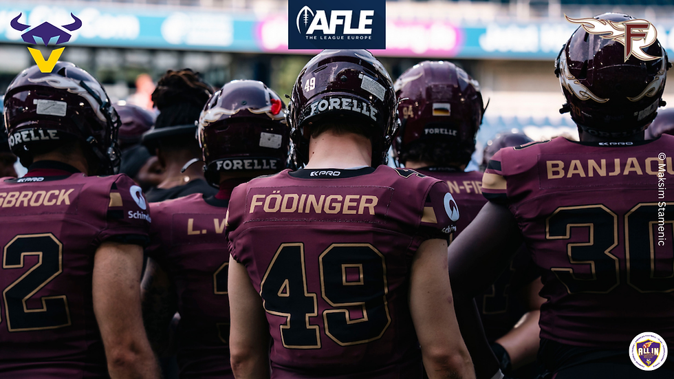 Rhein Fire (AFLE) gegen die Vienna Vikings – Schwergewichtsduell in Week 9