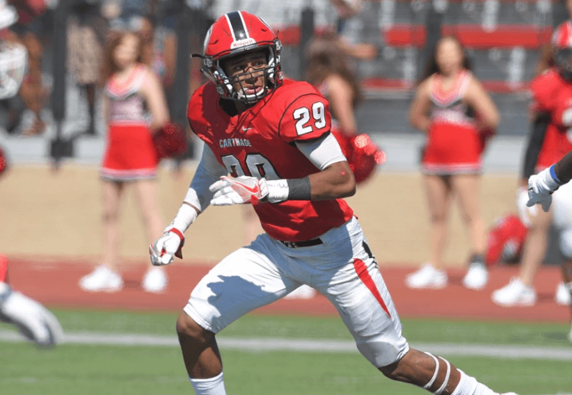CB Amani Dennis, war am Carthage College anfangs als Safety eingesetzt, Foto ©️ Carthage College
