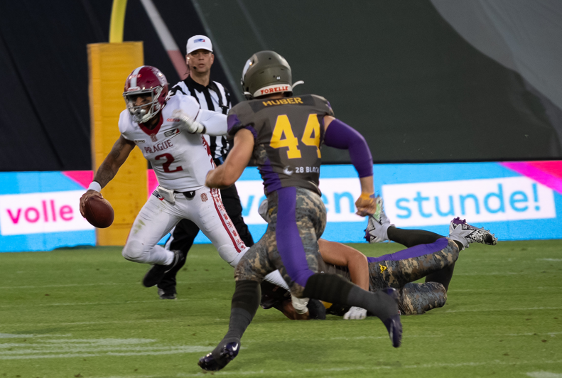 Leon Huber, ILB vs. PragueLions, Foto ©️ Wolfgang Huszar