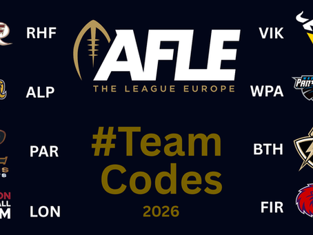 AFLE: alle #Team Codes 2026