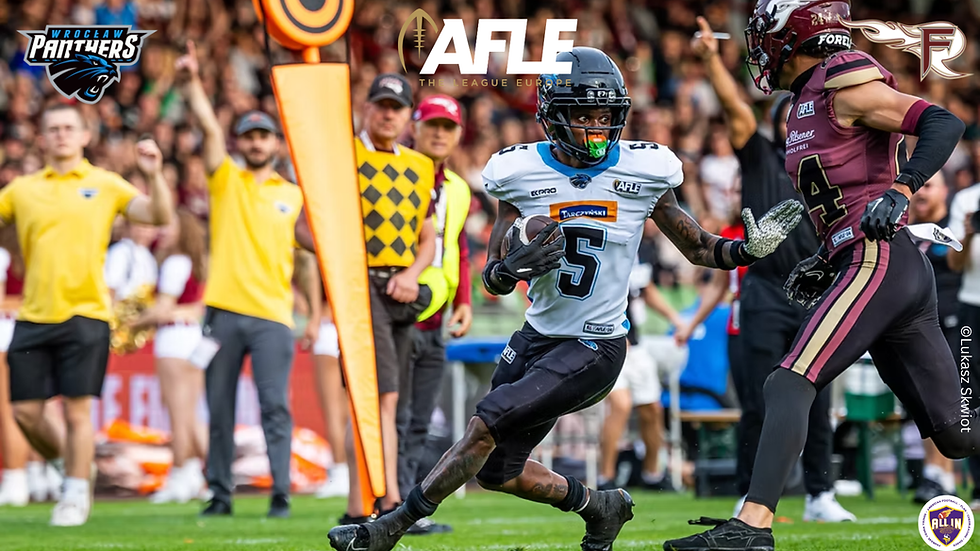 AFLE-Seminfinal 2: Panthers Wrocław holen die Revanche gegen Rhein Fire und ziehen in den Gold Bowl ein