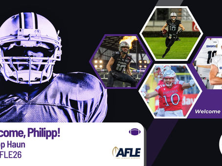 Vienna Vikings (AFLE) - TOP-Signing: Veteran-WR Philipp Haun wechselt zurück nach Wien
