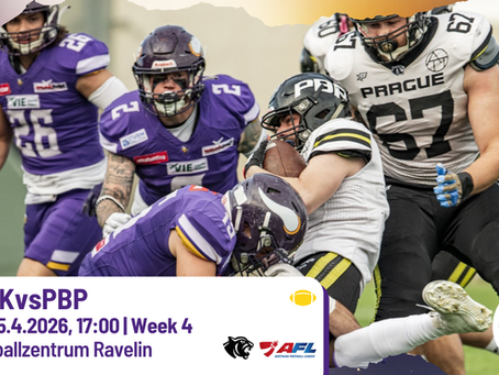 AFC Vienna Vikings: AFL- und Ladiesteam auf der Ravelin im Einsatz