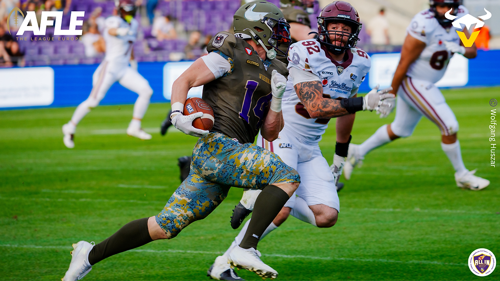 WR Yannick Mayr, Rhein Fire at Vienna Vikngs