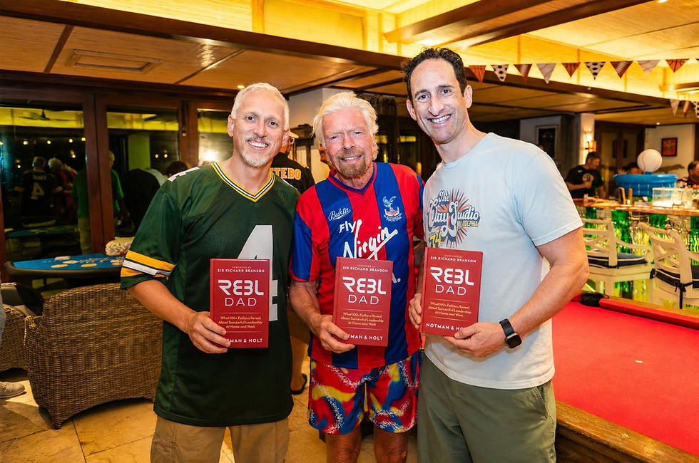 SRB NOTMAN and HOLT holding REBL DAD Book