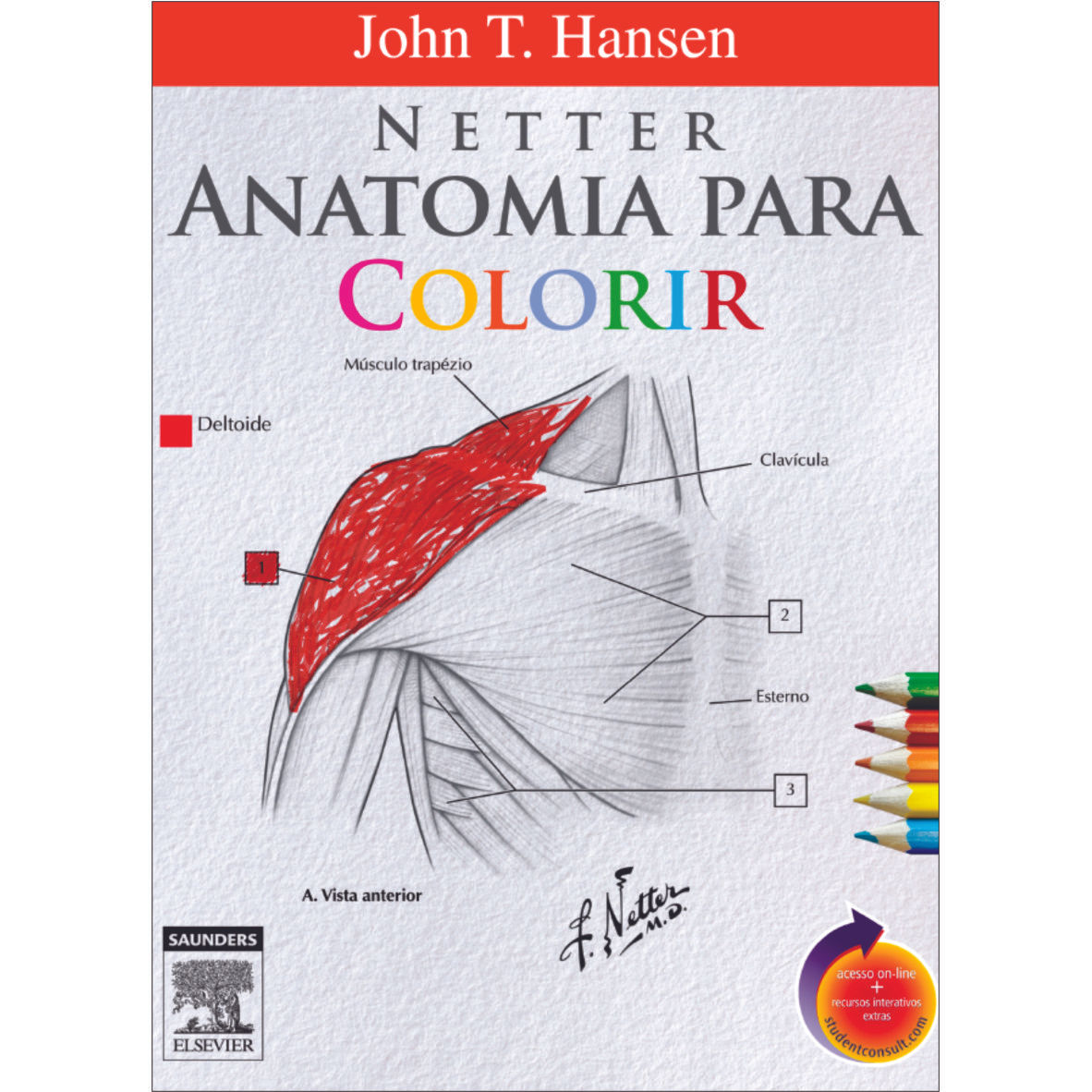 0005 - Anatomia para Colorir - Netter - John T. Hansen - 1ª ed