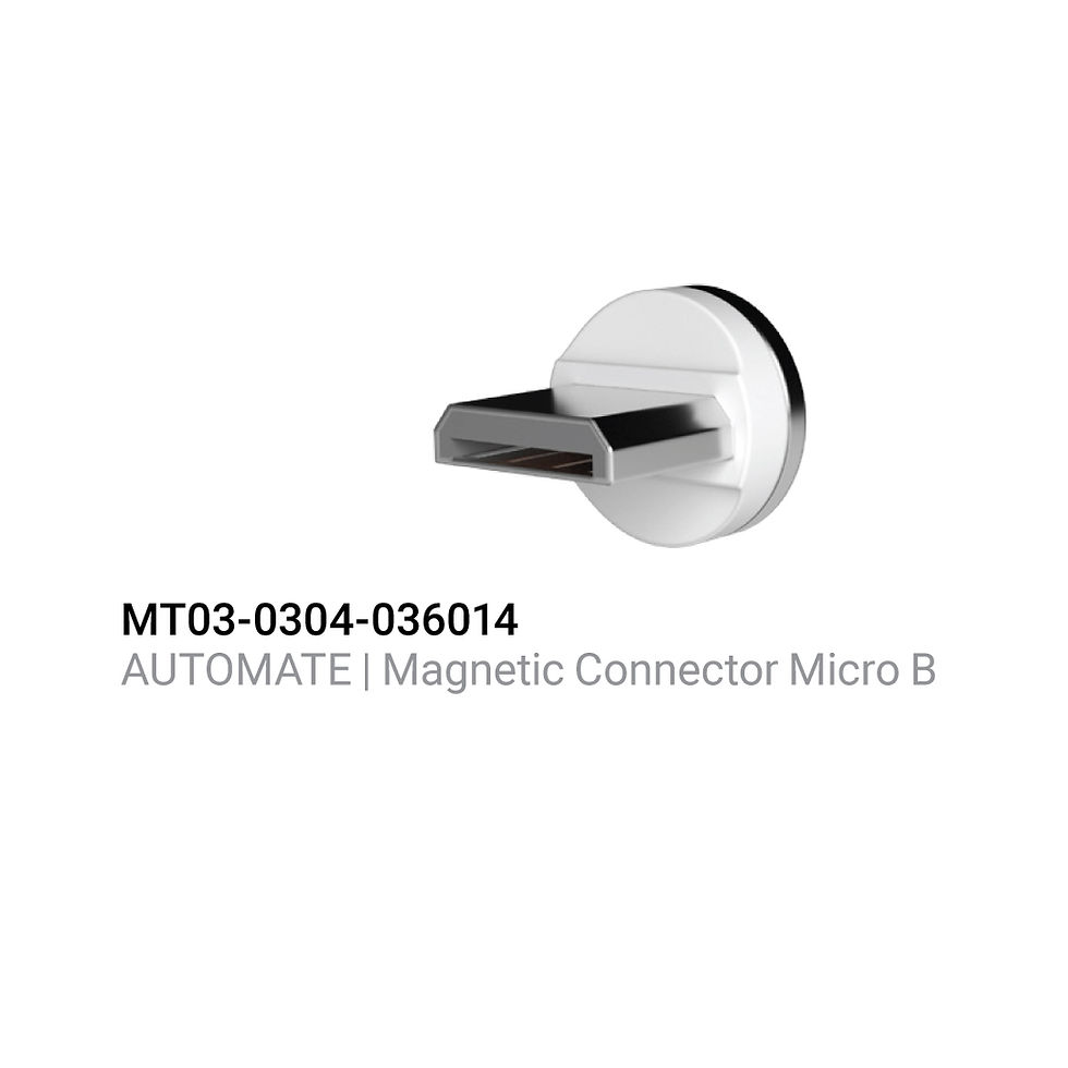 Automate Micro-B magnetic charging connector for Zero Li-ion motorised blinds