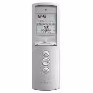 Somfy Telis 6 Channel Chronis RTS Remote – Silver | Timers