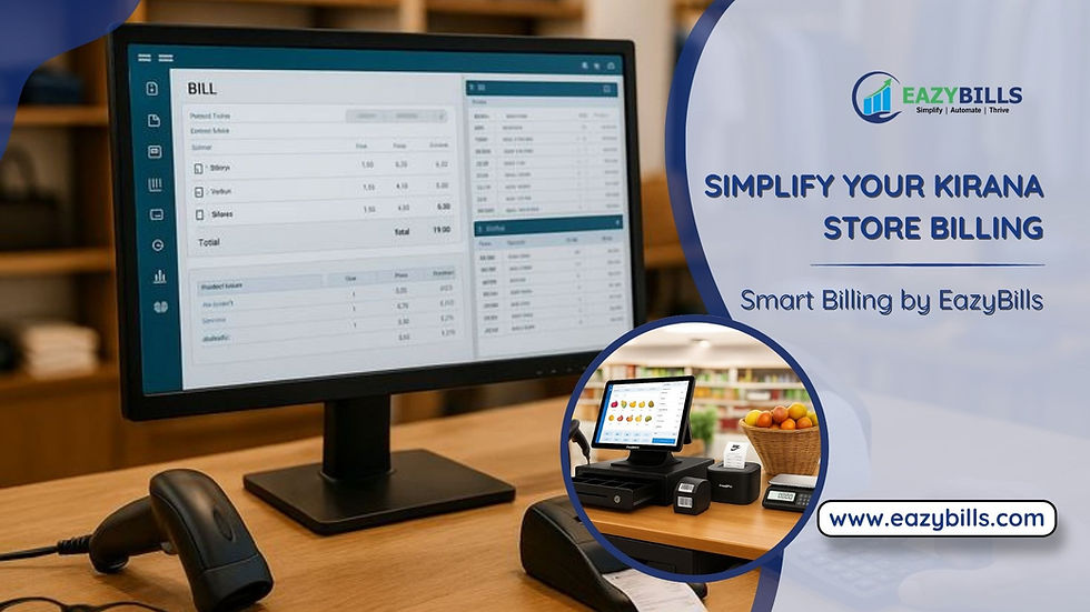 Billing Software For Kirana store