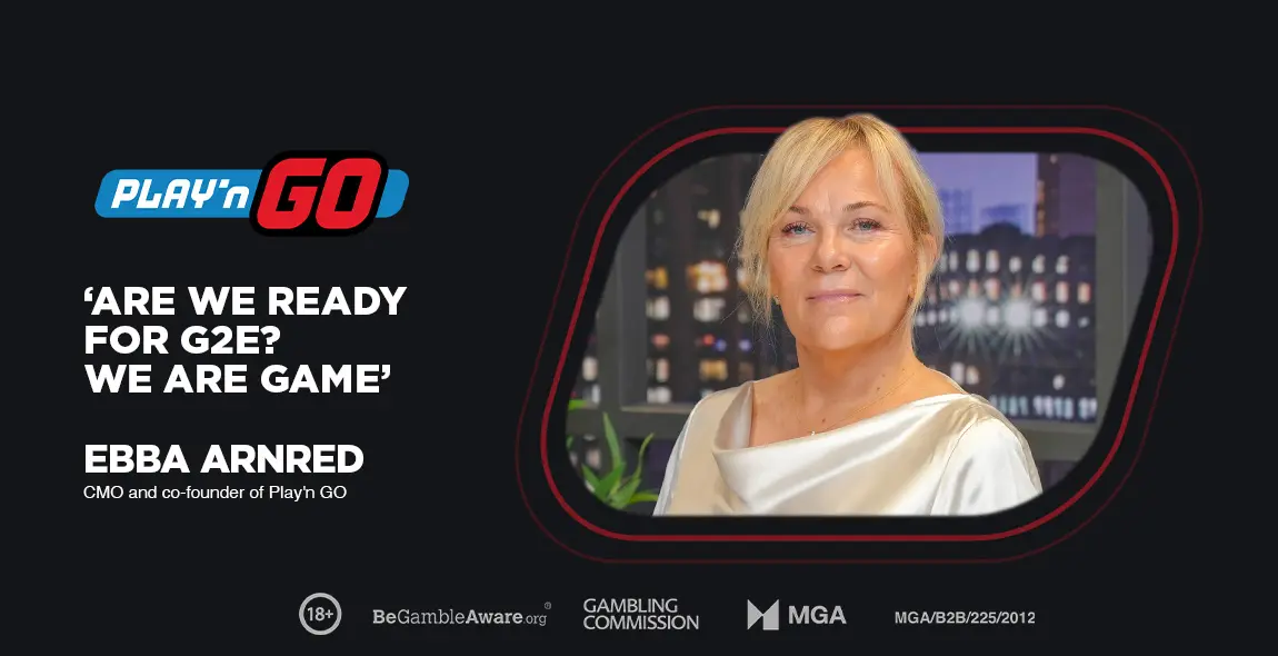 Ebba Arnred, Play’n GO’s CMO and co-founder.