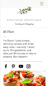 restaurants food website templates wix 4