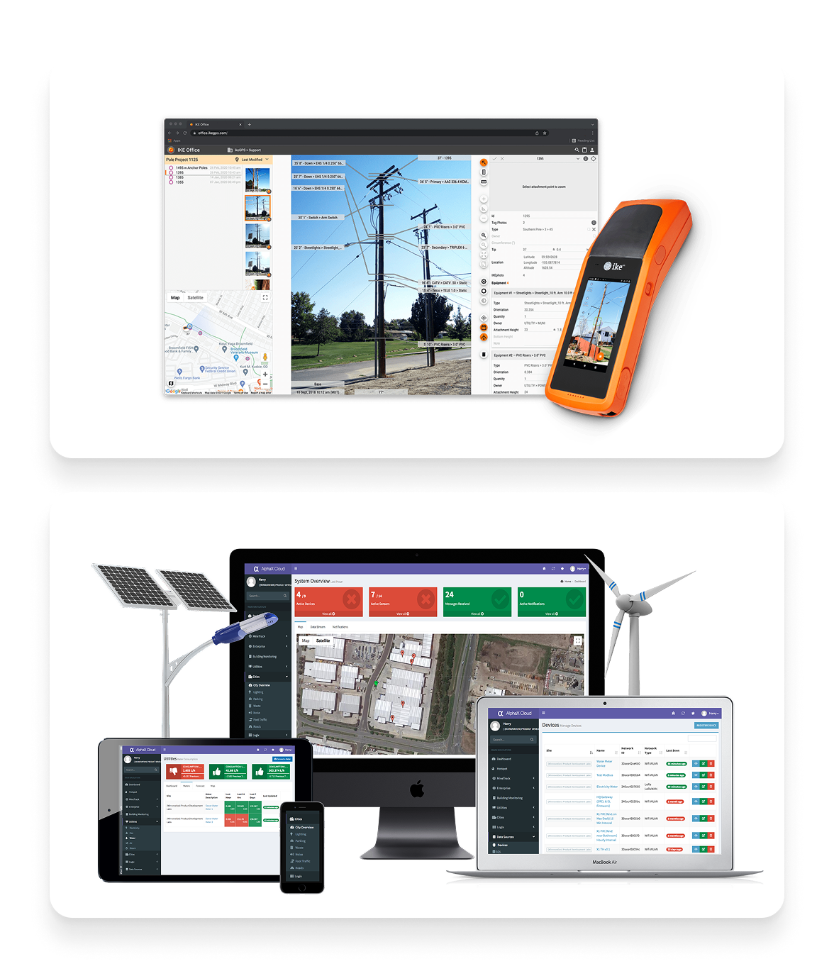 Frame layout for presentation GIS data and mapping visuals.