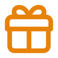 Gift icon representing employee benefits or perks