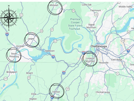 Chattanooga Suburbs & Surrounding Communities (Part 3): West of Chattanooga