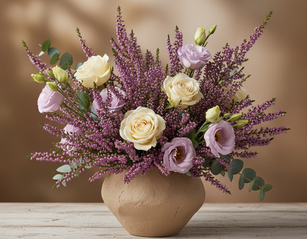 Brezo púrpura en arreglos florales a domicilio en CDMX