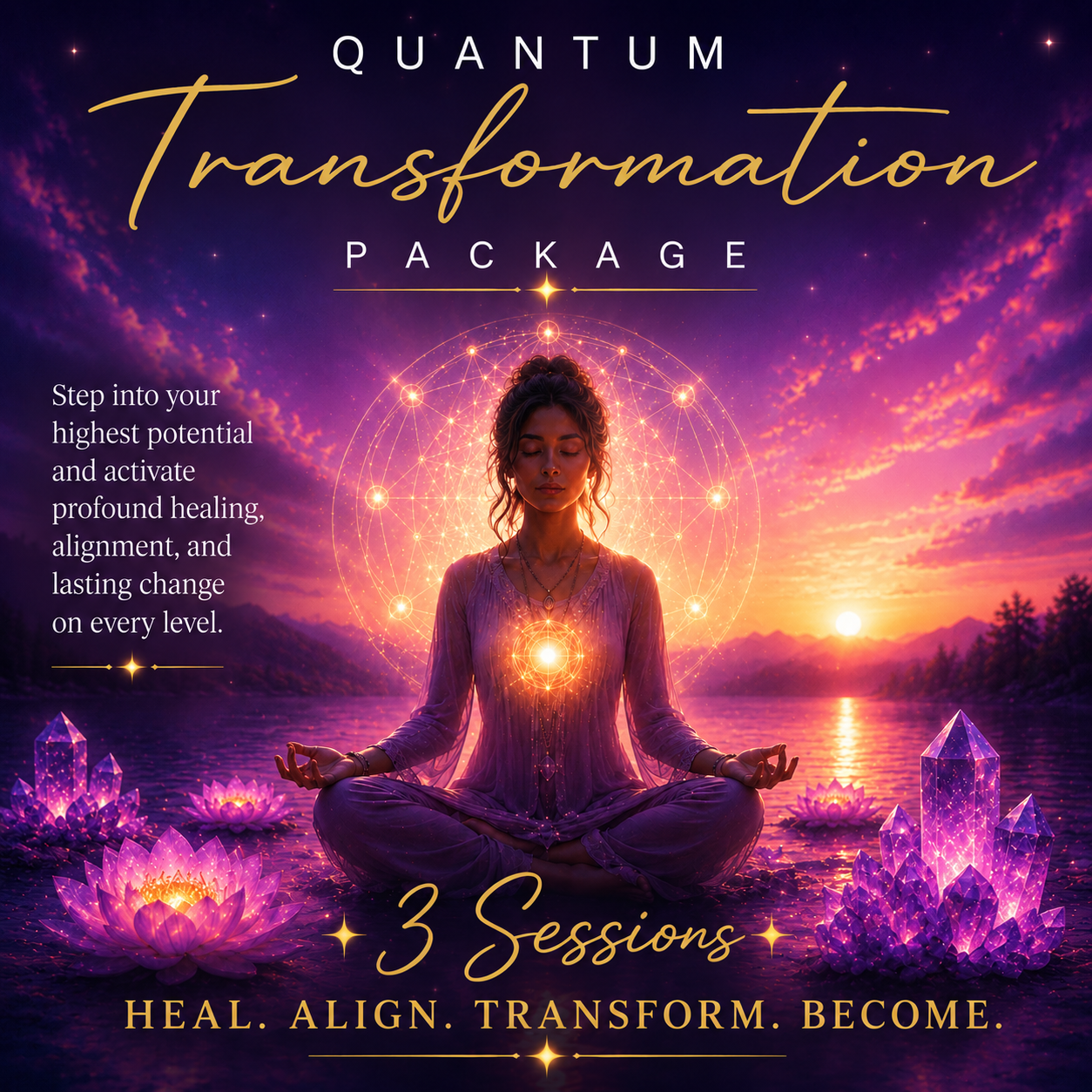 Quantum Transformation Package - 3 Sessions