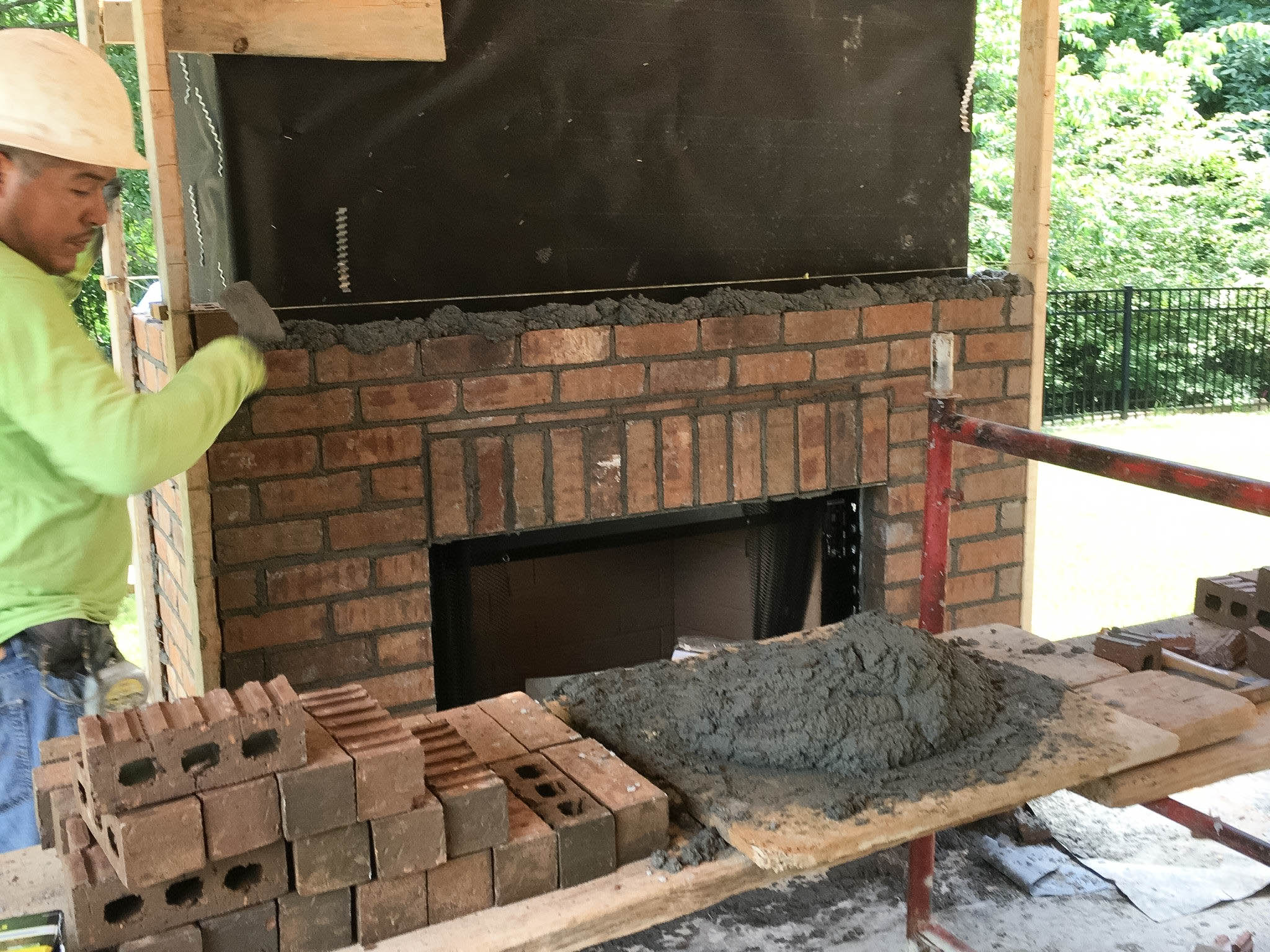 Brookleigh Progress - Fireplace