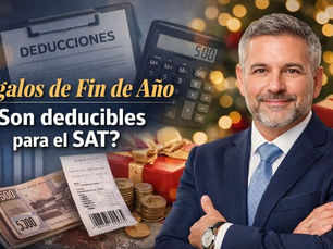 Regalos de fin de año: ¿son deducibles para el SAT en 2025 y 2026?