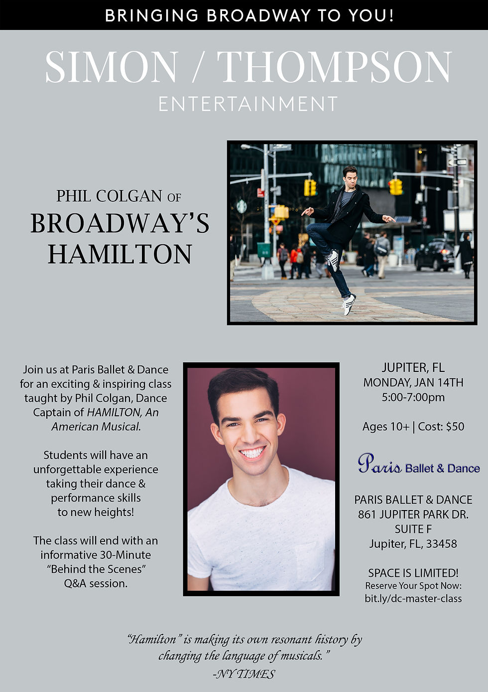 HAMILTON Master Class Series with Phil Colgan