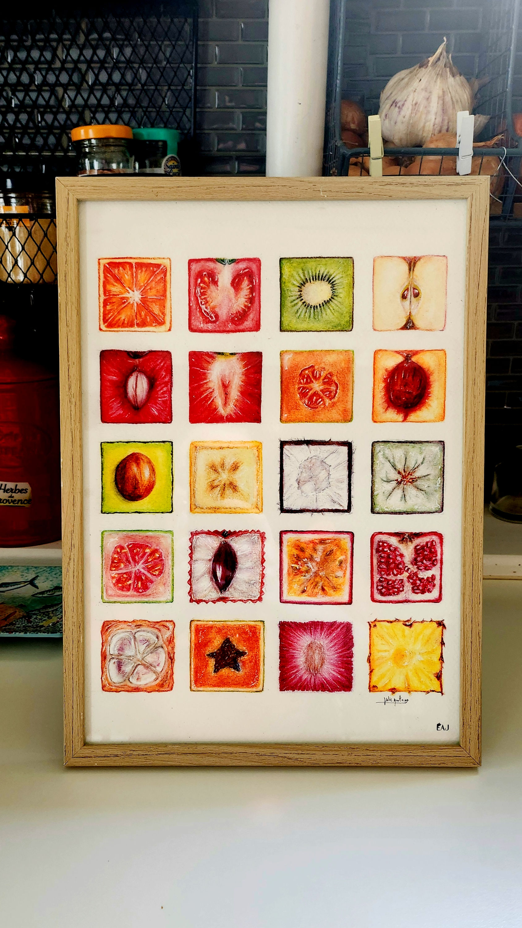 Cœurs de fruits
