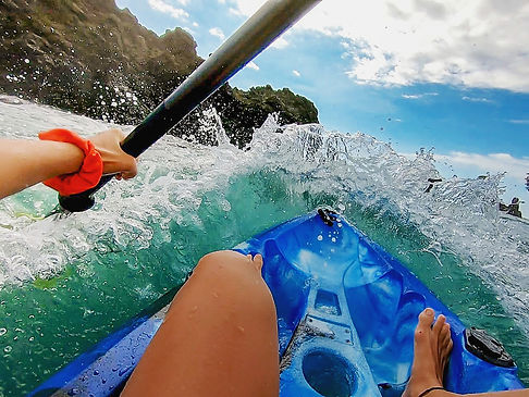 Sea kayaking and caves Drake Bay
