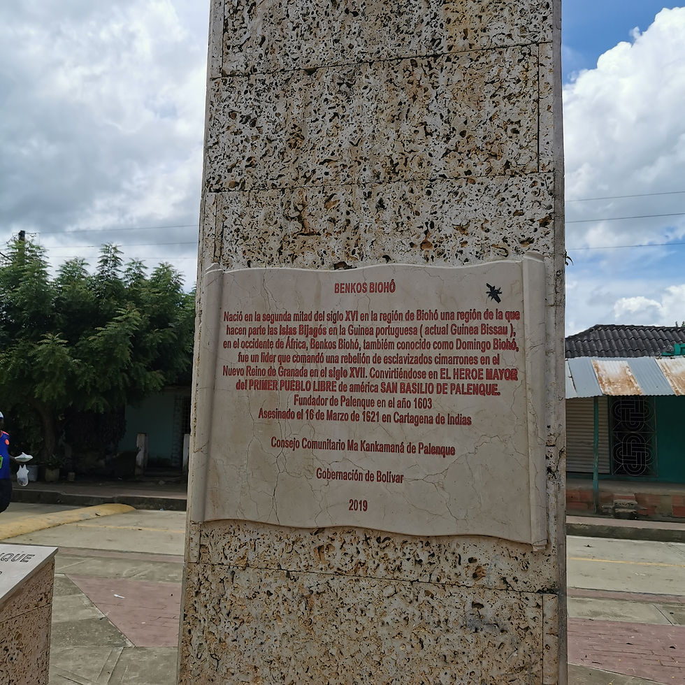 Benkos Bioho statut in Palenque - travel with a planner