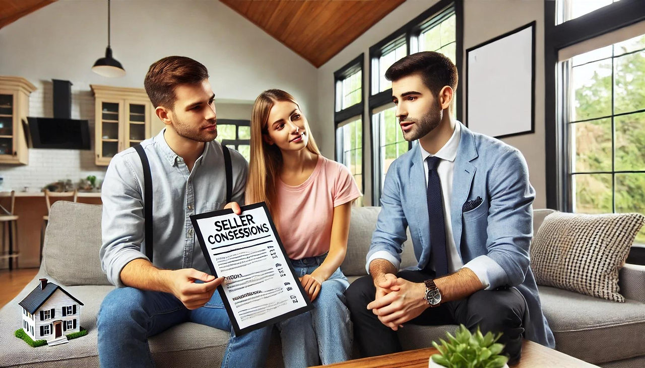 Homebuyers discussing closing costs and purchase terms with a Central Oregon Realtor.