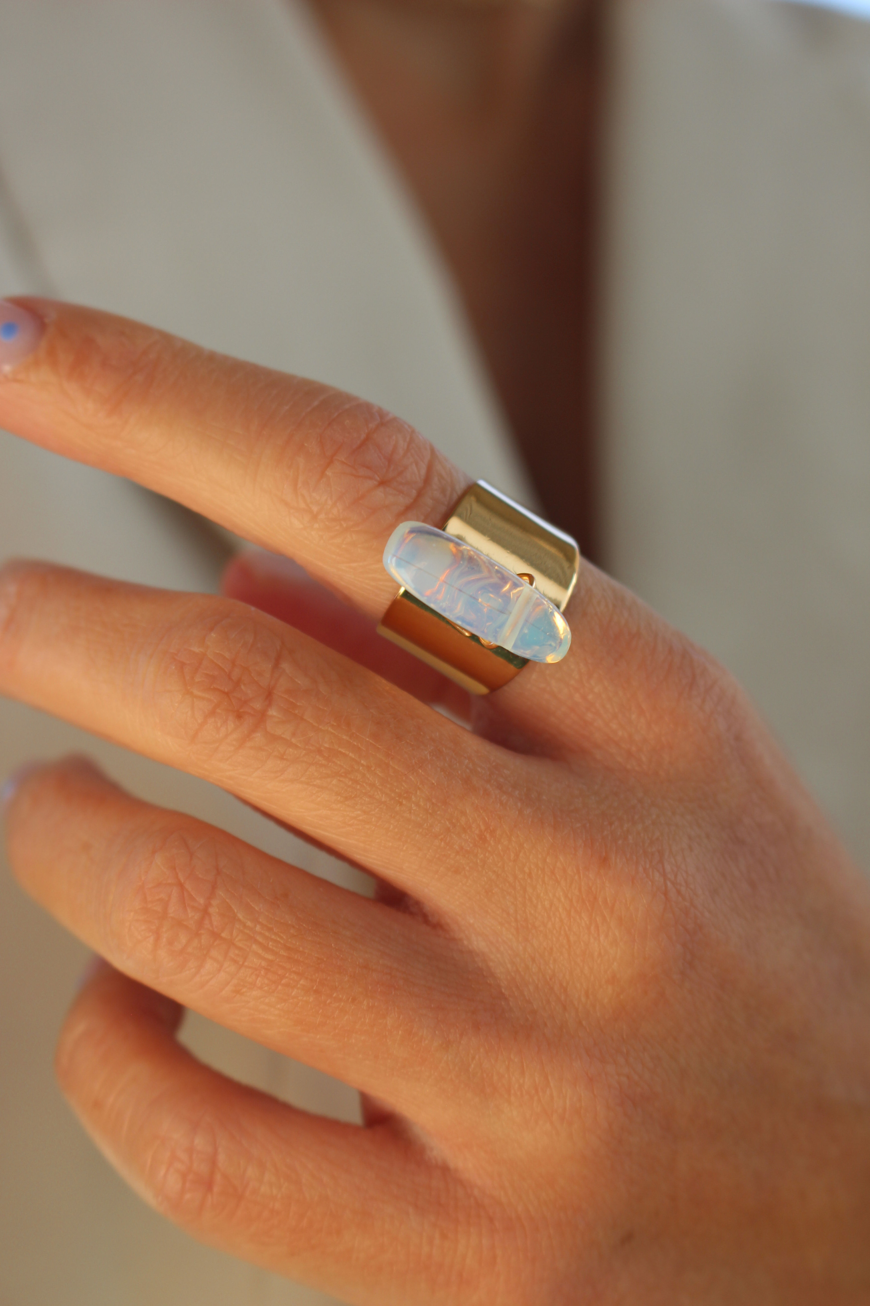 Anillo ópalo