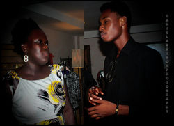 Desgner ESI(enaj bijou) & Steve French Radford University Fashion Student - Cop
