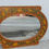 Thumbnail: nusual oval mirror with hand painted fruit on wood surround (81 x 60) €95