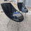 Thumbnail: Pair of modern polycarbonate bucket seats with chrome legs (60 x 60 x 78 )€75 th