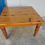 Thumbnail: Square pine coffee table (75 x 75 x 46) €55