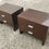 Thumbnail: Pair large veneer 2 drawer bedsides (60 x 40 x 50) €75 the pair